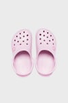 Crocband Clog T Logolu Çıkarılabilir Kayışlı Sandalet Kız Çocuk Terlik 207005-6GD AÇIK PEMBE