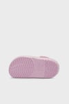 Crocband Clog T Logolu Çıkarılabilir Kayışlı Sandalet Kız Çocuk Terlik 207006-6GD AÇIK PEMBE