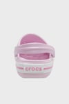 Crocband Clog T Logolu Çıkarılabilir Kayışlı Sandalet Kız Çocuk Terlik 207005-6GD AÇIK PEMBE