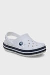 Crocband Clog T Logolu Çıkarılabilir Kayışlı Unisex Çocuk Terlik 207005-126 BEYAZ-LACİVERT
