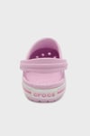 Crocband Clog T Logolu Çıkarılabilir Kayışlı Sandalet Kız Çocuk Terlik 207006-6GD AÇIK PEMBE
