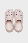 Crush Clog Logolu Platform Taban Çıkarılabilir Kayışlı Kadın Terlik 207521-6UR PUDRA