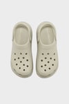 Crush Clog Logolu Platform Taban Çıkarılabilir Kayışlı Unisex Terlik 207521-2Y2 KEMİK