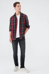 Dar Kesim Pamuklu Jake Jeans Erkek Kot Pantolon 0042218775 SİYAH