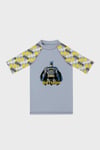 Dark Bat Desenli Kolay Kuruyan Uv Korumalı Erkek Çocuk T Shirt ST2332010020 AÇIK GRİ