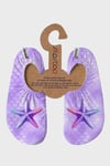 Delicate Baskılı Kaydırmaz Havuz ve Kız Çocuk Deniz Ayakkabısı SS2612000001 LİLA