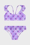 Delicate Kolay Kuruyan Uv Korumalı Fırfırlı Kız Çocuk Bikini SB2611000105 LİLA