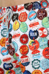Deniz Şortu All Over Cepli Erkek Mayo Short JFSSSW37BEERCAP BEYAZ-ORANGE