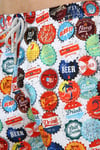 Deniz Şortu All Over Cepli Erkek Mayo Short JFSSSW37BEERCAP BEYAZ-ORANGE