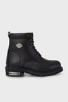 Deri Gibson Hakiki Deri Kadın Bot 025G100109 Black Yağlı Deri