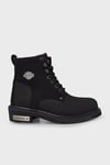 Deri Gibson Hakiki Deri Kadın Bot 025G100109 Black Nubuk