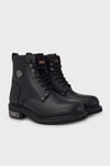 Deri Gibson Hakiki Deri Kadın Bot 025G100109 Black Yağlı Deri