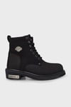 Deri Gibson Hakiki Deri Kadın Bot 025G100109 Black Nubuk