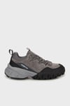 Deri Karışımlı Bağcıklı Sneaker Kadın Ayakkabı 679-350354B2 KOYU GRİ