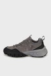 Deri Karışımlı Bağcıklı Sneaker Kadın Ayakkabı 679-350354B2 KOYU GRİ