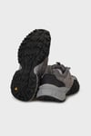 Deri Karışımlı Bağcıklı Sneaker Kadın Ayakkabı 679-350354B2 KOYU GRİ