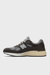 Deri Karışımlı Logolu Sneaker Erkek Ayakkabı U991RG2 FÜME