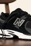 Deri Logolu Sneaker Unisex Ayakkabı M2002RBK SİYAH
