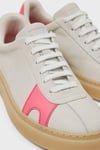 Deri Sneaker Kadın Ayakkabı K201909-004 BEYAZ