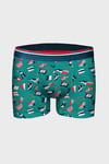 Desenli Erkek Boxer JFBM140 YEŞİL