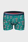 Desenli Erkek Boxer JFBM140 YEŞİL