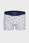 Desenli Pamuklu Erkek Boxer JFBUC111 GRİ