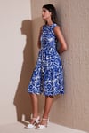 Desenli Regular Fit Kolsuz Kadın Elbise 5865731 SAKS