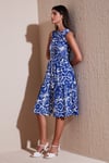 Desenli Regular Fit Kolsuz Kadın Elbise 5865731 SAKS