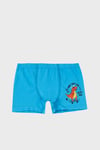 Desenli Streç Pamuklu 5 li Paket Erkek Çocuk Boxer 6651005DINO ÇOK RENKLİ