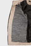 Dik Yaka Fermuarlı Cepli Slim Fit Şişme Erkek Mont 649002 VİZON