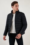 Dik Yaka Fermuarlı Cepli Slim Fit Şişme Erkek Mont 649002 LACİVERT