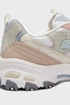 D'Lites Deri Logolu Süet Detaylı Kalın Taban Sneaker Kadın Ayakkabı 149238 NAT Natürel-Kahverengi