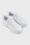 D'Lites-Finest Pick Logolu Hakiki Deri Sneaker Kadın Ayakkabı 150038 WHT BEYAZ
