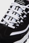 D'Lites Logolu Kalın Taban Sneaker Kadın Ayakkabı 11930 BKW SİYAH-BEYAZ