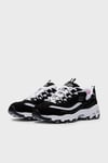 D'Lites Logolu Kalın Taban Sneaker Kadın Ayakkabı 11930 BKW SİYAH-BEYAZ