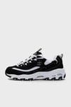 D'Lites Logolu Kalın Taban Sneaker Kadın Ayakkabı 11930 BKW SİYAH-BEYAZ