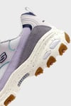 D'Lites Logolu Süet Detaylı Kalın Taban Sneaker Kadın Ayakkabı 149589 LVMT LAVANTA