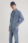 Drake Denim Pamuklu Regular Fit Erkek Kot Ceket 010143-89136 MAVİ