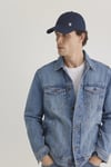 Drake Denim Pamuklu Regular Fit Erkek Kot Ceket 010143-89136 MAVİ