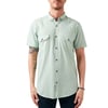 Düğmeli Yaka Pamuklu Slim Fit Cepli Erkek Gömlek CF21S111153 ELMA YEŞİLİ