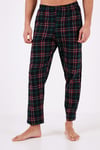 Ekoseli Pamuklu Regular Fit Kısa Kollu Erkek Pijama Takımı 6572006 YEŞİL