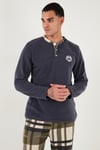Ekoseli Regular Fit Düğmeli Bisiklet Yaka Kışlık Polar Erkek Pijama Takımı 60961008 GRİ