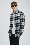 Ekoseli Regular Fit Uzun Kollu Erkek Gömlek 112010681 LACİVERT