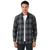 Ekoseli Uzun Kollu Slim Fit Kışlık Erkek Gömlek CF21W112844 ANTRASİT