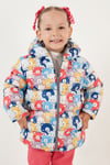 Ekstra Dolgulu İçi Yumuşak Polarlı Kapüşonlu Şişme Unisex Çocuk Mont 5763008 KIRMIZI