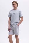 Ellesse % 100 Pamuk Baskılı Regular Fit Bisiklet Yaka Erkek T Shirt EM462-SGR GRİ
