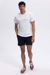 Ellesse % 100 Pamuk Regular Fit Bisiklet Yaka Logo Baskılı Erkek T Shirt EM451-OF BEYAZ