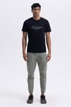 Ellesse % 100 Pamuk Regular Fit Bisiklet Yaka Logo Baskılı Erkek T Shirt EM451-BK SİYAH