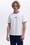 Ellesse % 100 Pamuk Regular Fit Bisiklet Yaka Logolu Erkek T Shirt CMO18-3-BL MAVİ