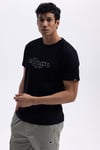 Ellesse % 100 Pamuk Regular Fit Bisiklet Yaka Logo Baskılı Erkek T Shirt EM451-BK SİYAH